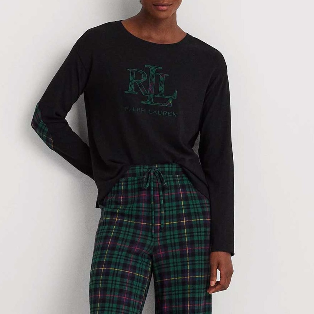 Lauren Ralph Lauren Pyjama Top Sz S